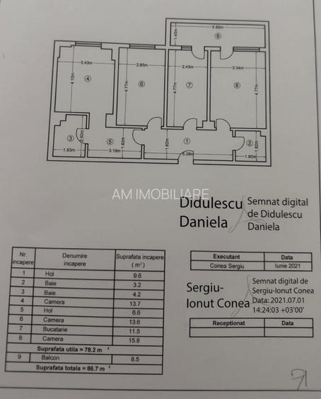 AP. 3 CAMERE MOBILAT/UTILAT, PARCARE SUBTERANA, BOXA INCLUSA, COMIS 0% - 11