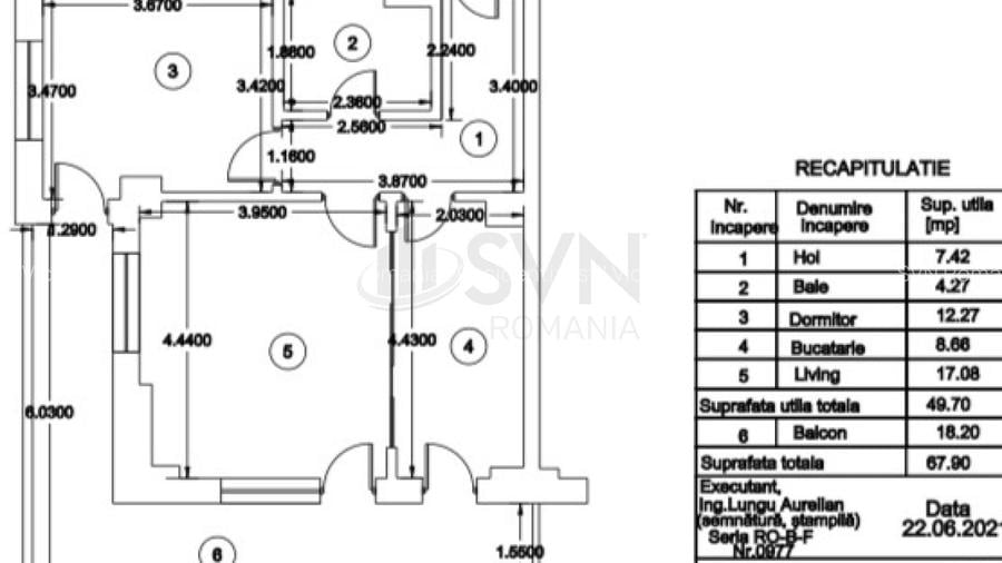 REA1028695 2 camere cu view superb terasa 18 mp Roka Residence - 15