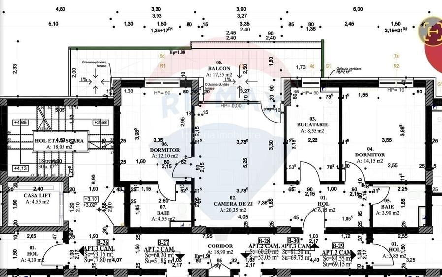 3 camere Bujorului Residence - Ultracentral - 9