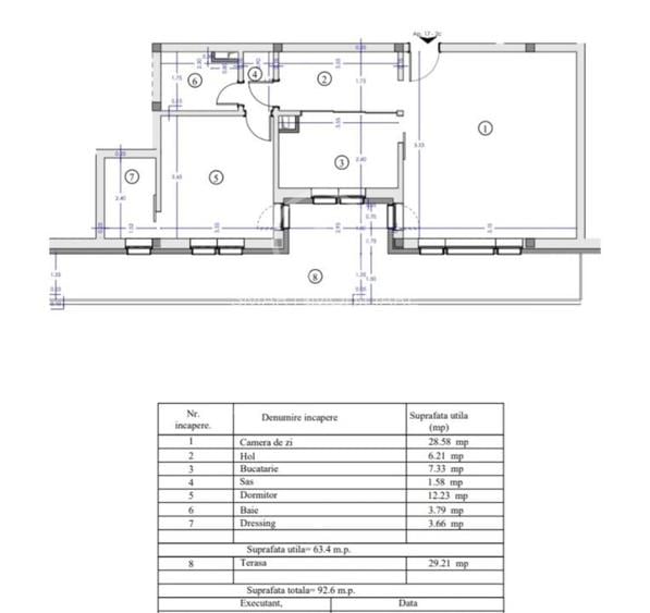 Apartament 2 camere | Bloc nou | Terasa mare | 2 parcari  Floresti – Tineretului - 11