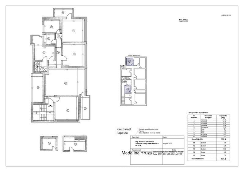 Apartament 4 camere in vila, etajul 1/2, Alexandru Ioan Cuza - 4