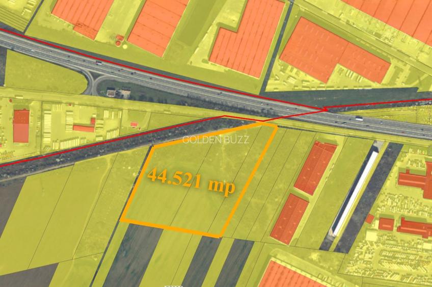 Teren industrial premium – A1 București–Pitești - 4,5 ha - 2