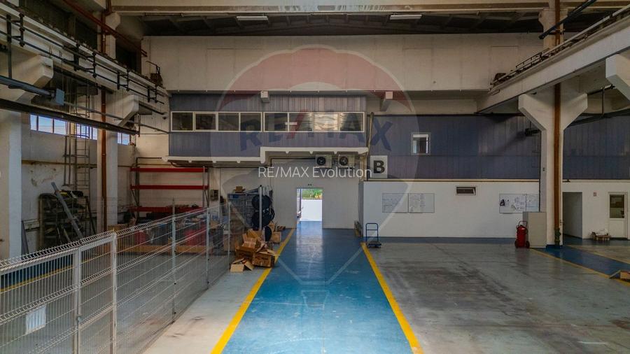 2 tronsoane hala |2 poduri rulante 10/18 T, Parcare, Productie\depozit - 4