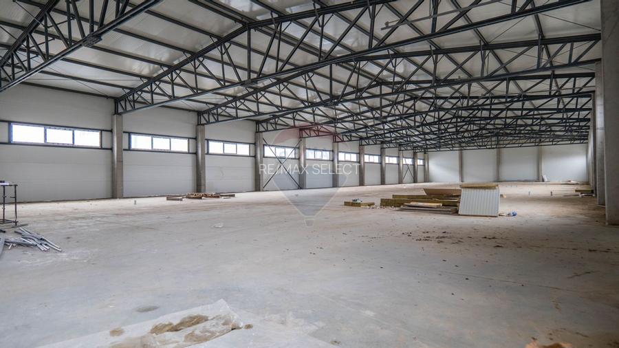 Hala de închiriat 1.800 mp cu teren 5.000 mp - Acces rapid la centura - 6