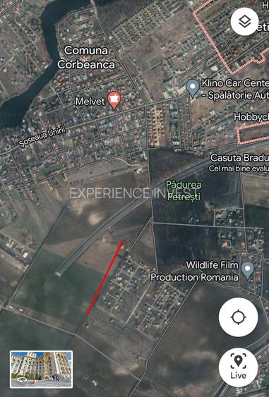 Teren Intravilan/ Corbeanca/ Padurea Petresti - 3