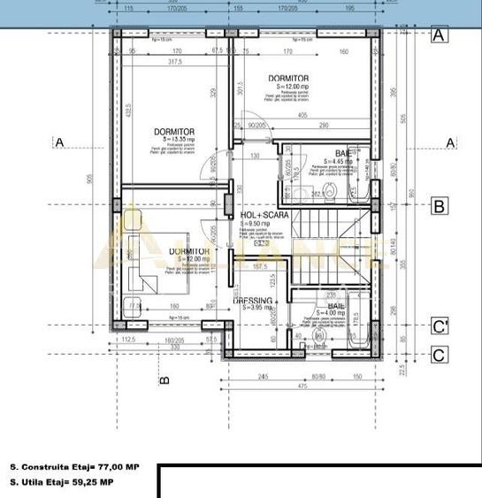 [PRIMARIE] Vila individuala | 5 camere - 3 bai | Teren 300 mp - 12