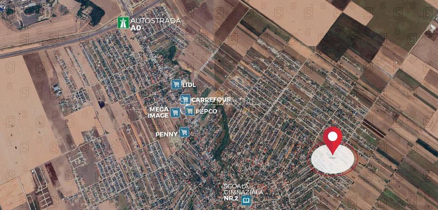 Teren intravilan, 500 mp, Str. Trandafirilor - Comuna Berceni - 3