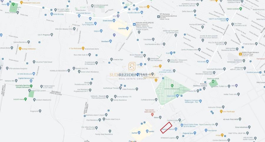 De vanzare terem 8525 mp, deschidere 50 ml - zona Metalurgiei, Sect.4 - 6