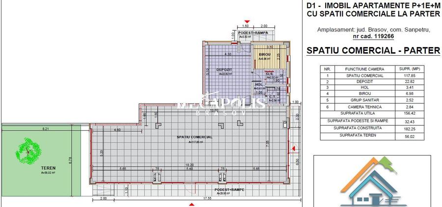 Spatiu Comercial Sanpetru