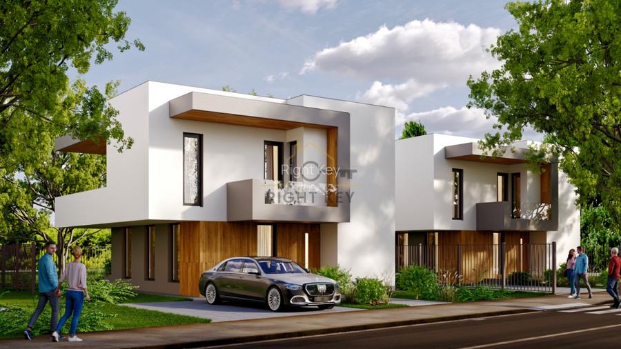 NOU!Vila moderna, 120mpu, 400mpt,  panouri, baterii 10kw! Comision 0% - 2