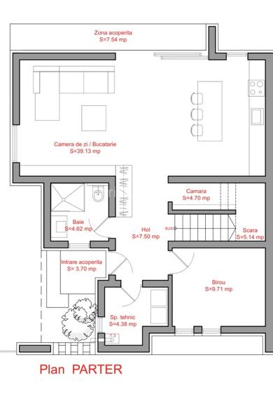 Vând Duplex la cheie cu zid dublu 5 camere 3 băi Comision zero - 15