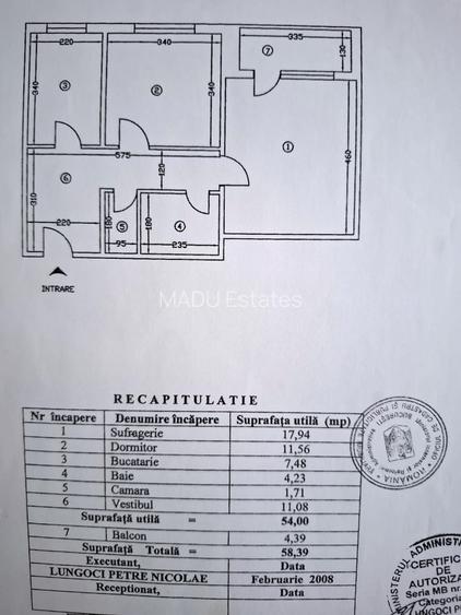 Tineretului, 2 camere decomandat, etaj 2, mobilat utilat, bloc 1983, parcare ADP - 15