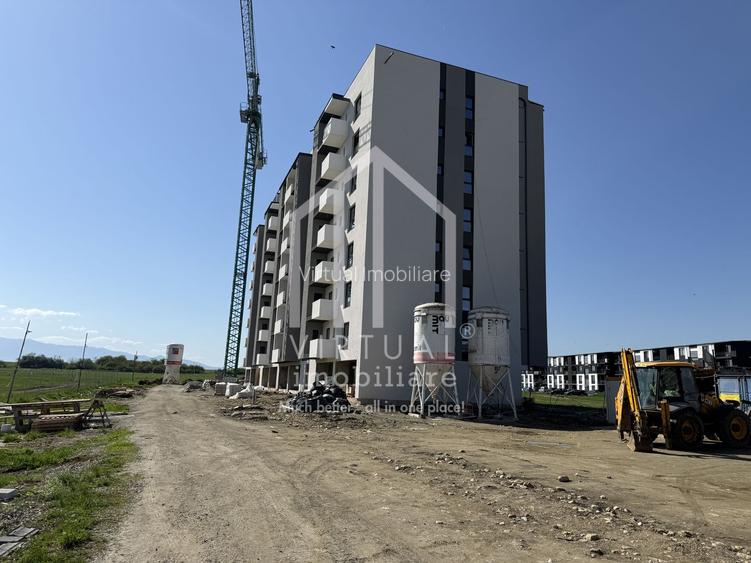 Apartament cu 3 camere - balcon cu spatiu depozitare - 60.6 mp utili - 7