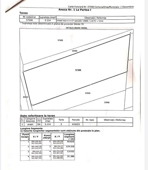 Teren intravilan 5114 mp in comuna 1 Decembrie - Ilfov - 4