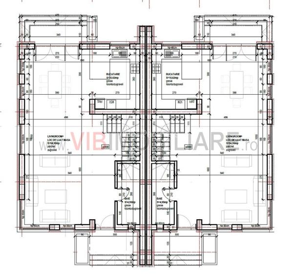 Zona Chitila – strada Ana Ipătescu | Vilă individuală cuplată P+1 | construcție - 16