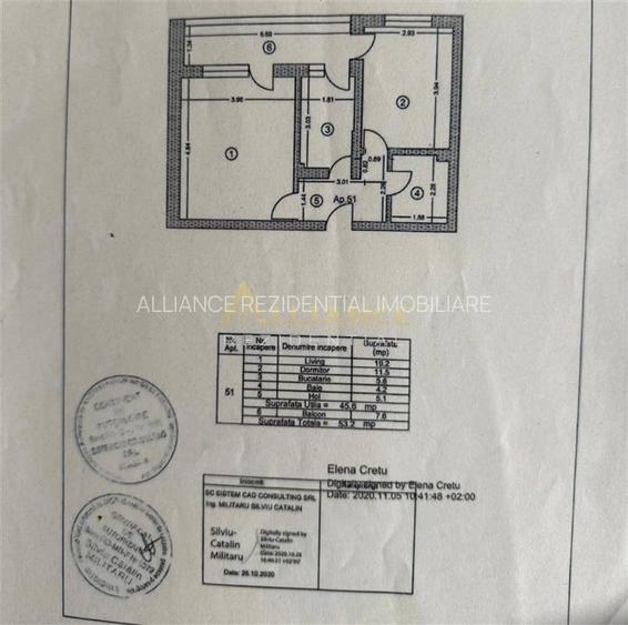 Apartament 2camere /mobilat si utilat /54mp   /metrou Berceni 15min/parcare incl - 15