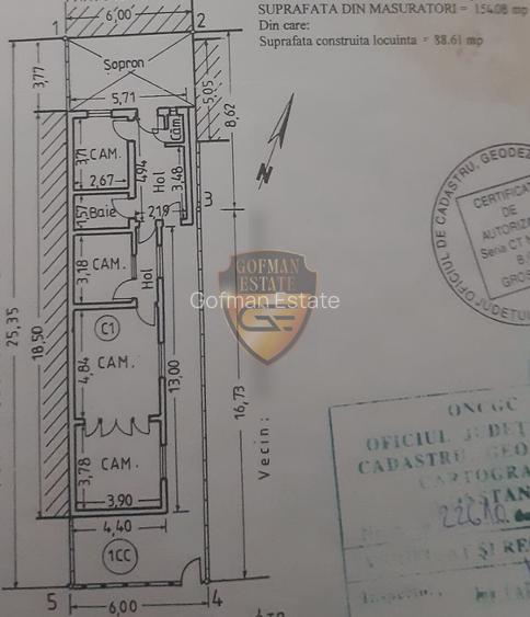 Casa 4 cam Faleza Nord 89mp teren 150m semi mobilat, semifinisata, 200m de plaja - 2