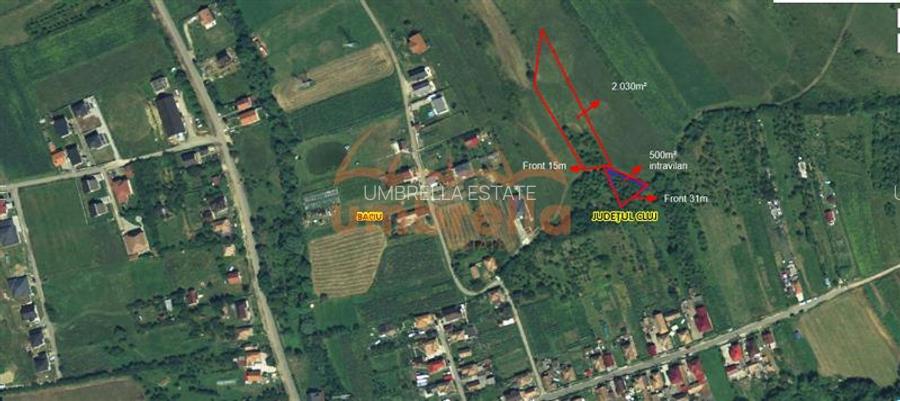 2 Terenuri de vanzare in Popesti Baciu 500m&Acirc;˛+ 2.030m&Acirc;˛/40&acirc;Ź m&Acirc;˛. - 3