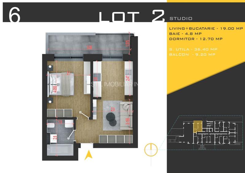 Apartament 2 camere STUDIO Pallady, PROMOTIE, METROU - 6