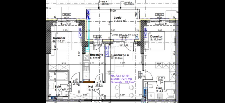 Estoria City 3 camere bloc L3 + loc de parcare - 3