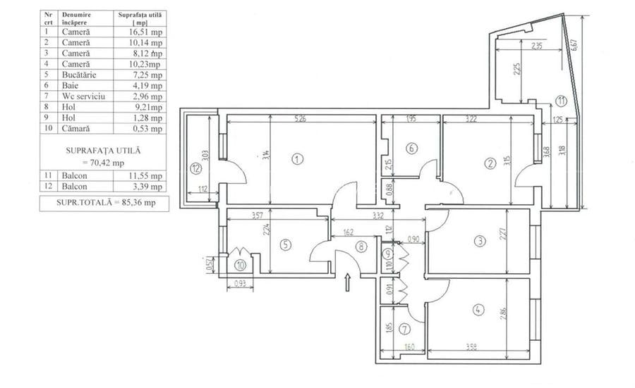 Apartament 4 camere Grivitei, zona Onix, renovat recent - 17