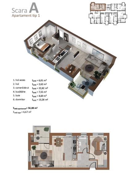 Liniște și acces controlat:Apartament 2 Camere în Ansamblul Alexandrescu5 Mehala - 7