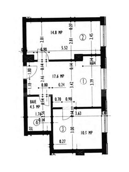 Apartament cu C.F. 3 camere in bloc nou, Mărăști - 6