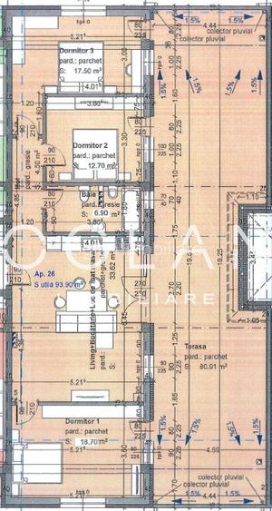 NOU -Penthouse 93 mp/ 4 cam.+ Terasa 81 mp - Selimbar  - 16