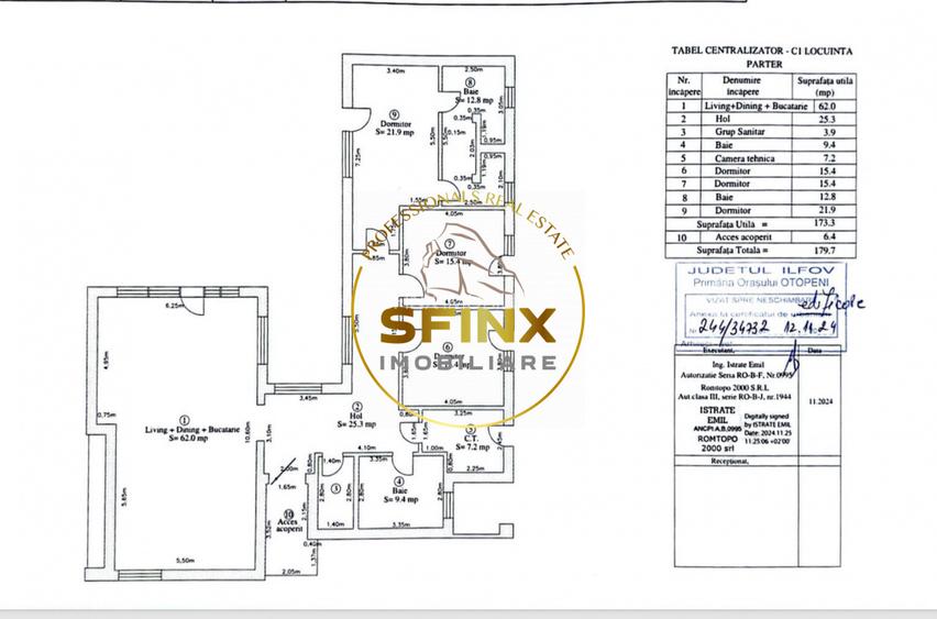 Vila Otopeni 2025, 717 mp teren, 275 mp suprafata construita, piscina incalzita  - 28