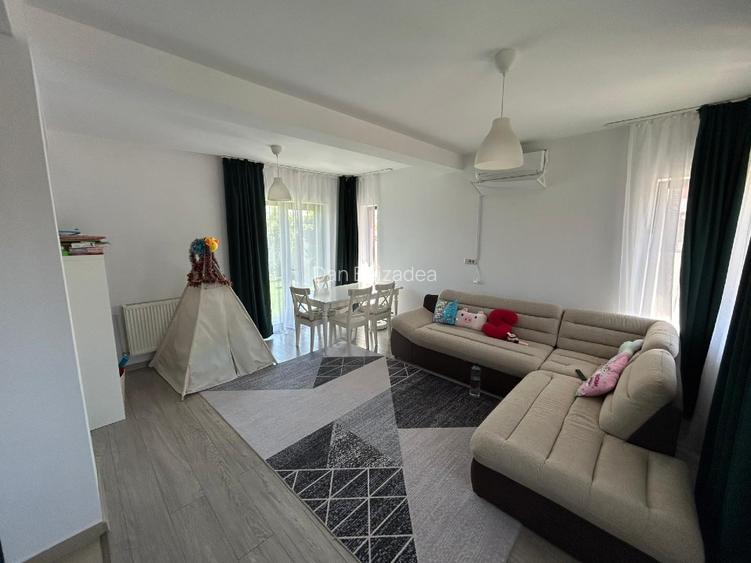 Casă tip duplex P+1+M, structură beton, curte 400 mp, 2 parcări – Domnești - 3
