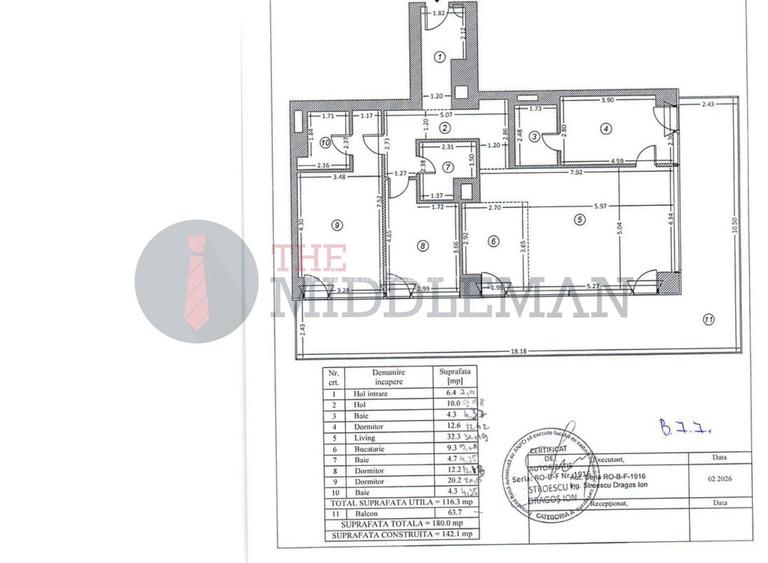 Apartament cu 3 dormitoare -One Floreasca Towers - 1