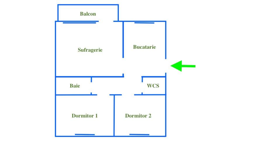 De vanzare apartament 3 camere amaneajat - 8