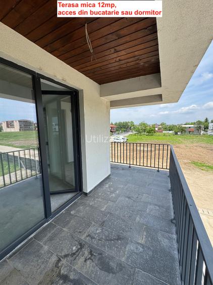 Apartament 2 camere 86 mp total | Terasă 20 mp cu vedere frontală lac Straulesti - 6