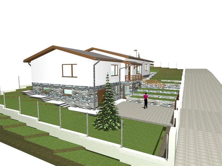 Casa mediteraneana  cu 1000 mp teren  zona Salistea Noua comision 0% - 5