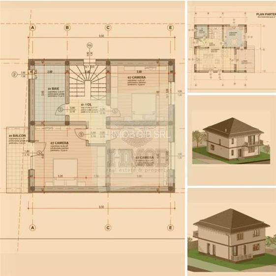 Casa Individuala 4 camere si teren 400 mp Cristian Sibiu - 9