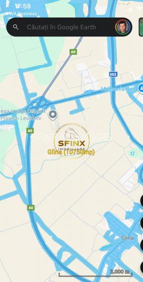 Teren intravilan Glina, Ilfov – 10750 mp, langa depozitele Megaimage, A0 - 2
