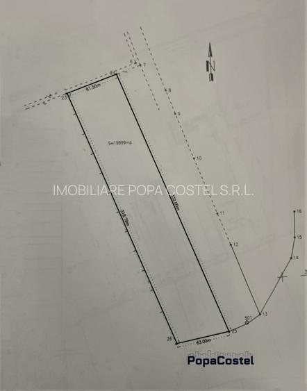 Otopeni Ferme teren intravilan 20000 mp deschidere 61,5 m - 7