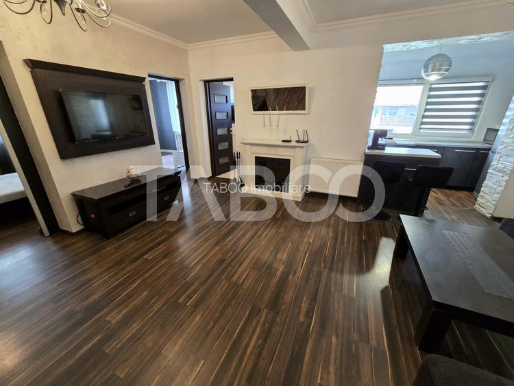 Apartament decomandat de vanzare cu 3 camere mobilat in Turnisor Sibiu - 12