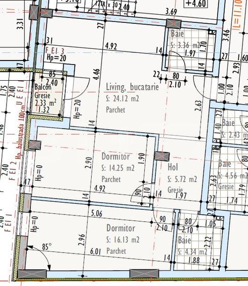 Apartament de 3 camere, semidecomandat, bloc nou, zona Pod IRA - 4