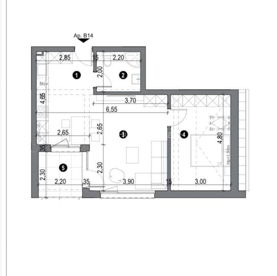 Apartament 2 camere, 50 mp, etaj 3, cu LIFT-Timisoara - 8