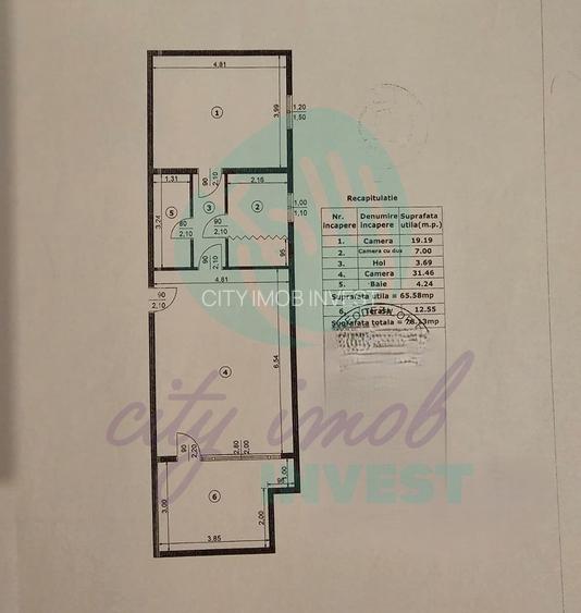 Apartament cochet cu gradină proprie – ultracentral, Piața Unirii - 5
