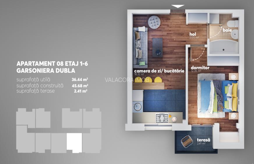 Apartamente 2 camere Aparatorii Patriei - 8