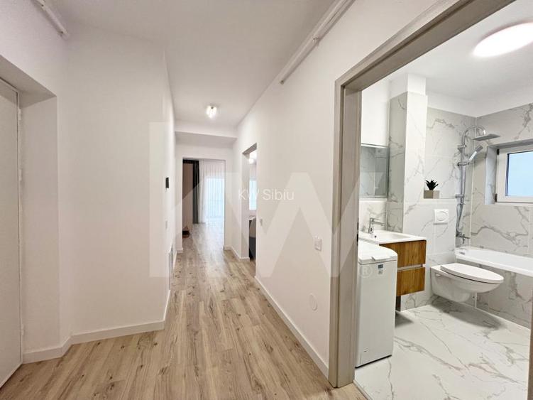 De inchiriat apartament 2 camere complet mobilat si utilat. Terasa mare.  - 10