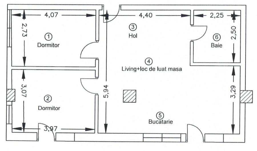 Apartament 3 camere, 62,5mp, bloc nou, zona Corneliu Coposu - 4