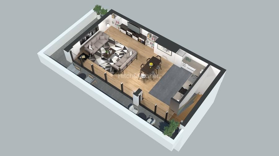 Penthouse etaj 15, finisaje premium, Timisoara, zona centrala - comision 0 - 21