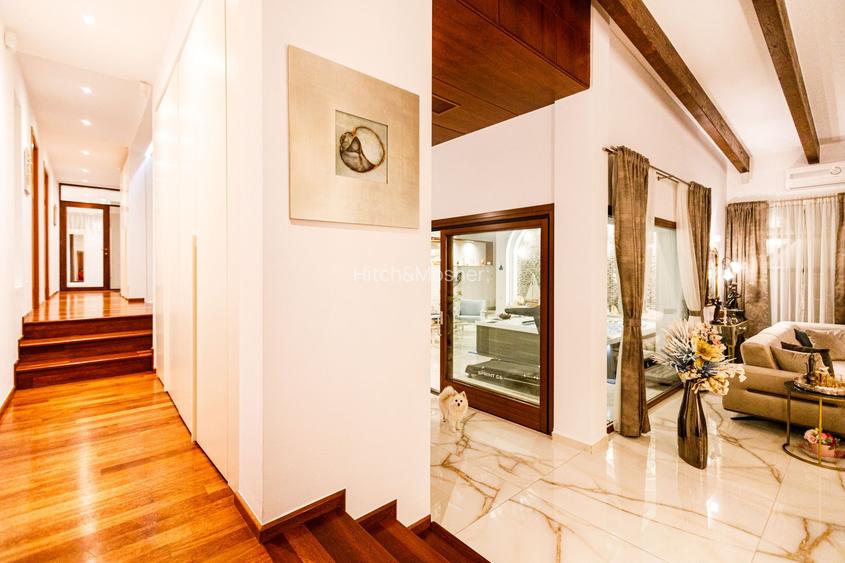 Arhitectura Distinsa: Casa Moderna Plan Parter si Piscina Privata - 9