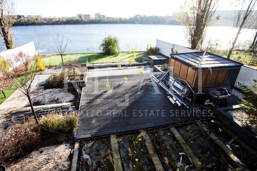Vanzare casa. vila 7 camere | Arhitectura deosebita, Deschidere lac | Petricani - 34