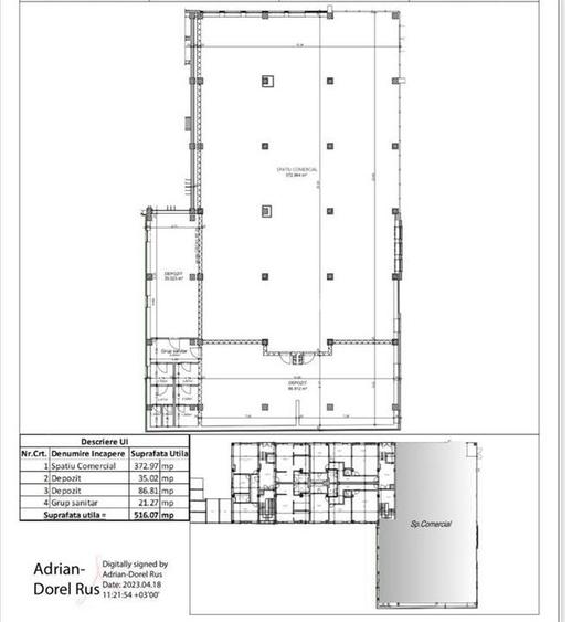 RECO Spatiu Comercial Ultracentral, 516mp, cu locuri de parcare, acces dublu - 4