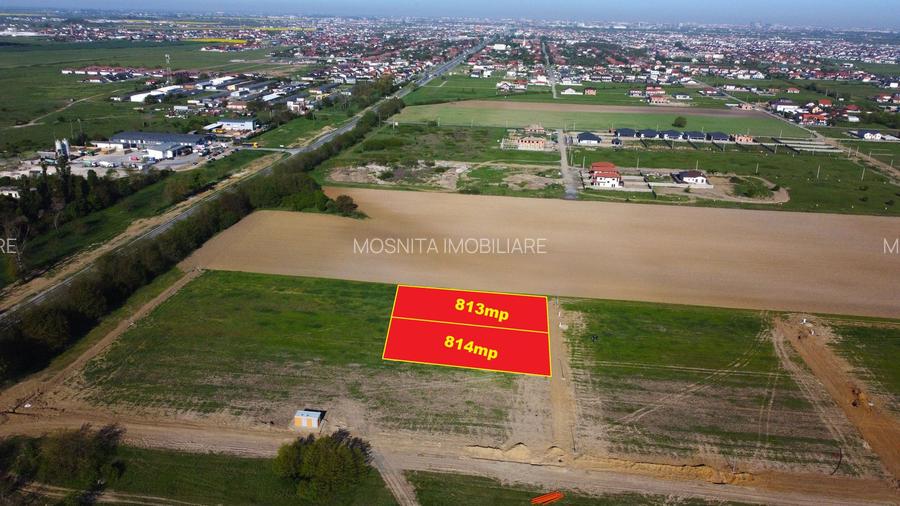 Mosnita Noua - teren pentru constructie 6apartamente - toate utilitatile - 6