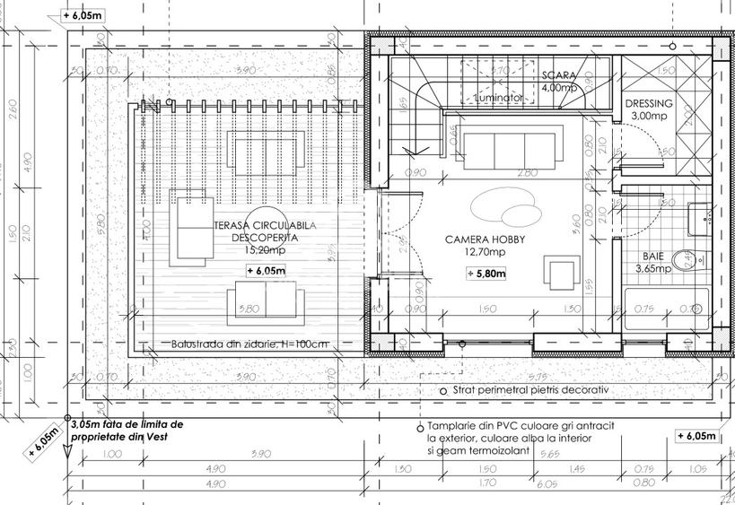  Casa Individuala S+P+1E+Etaj Retras - Trapezului - Comision 0% - 20